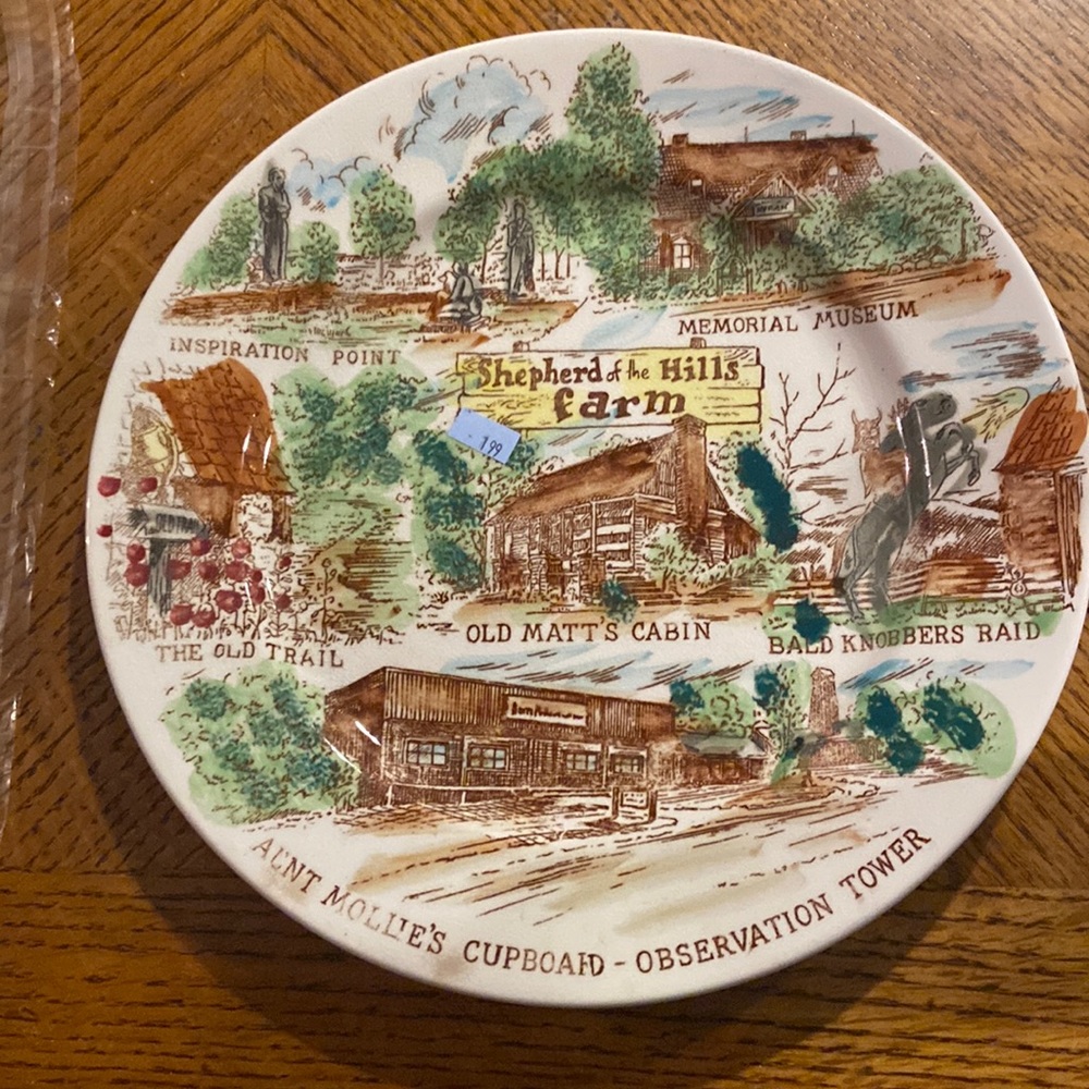 Shepherd of the Mills Farm Plate vintage 1962